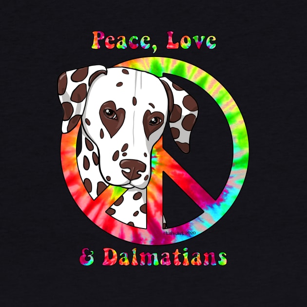 Peace, Love & Dalmatians-liver spotted by FLCupcake